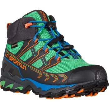 Chlapecké tenisky Boty dětské LA SPORTIVA Ultra Raptor II Mid JR Gtx, Carbon/Flame - 30