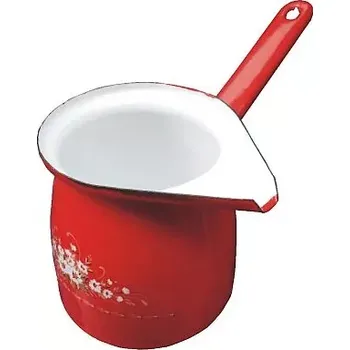 Konvička na mléko Mléčnice 0,3 L s ručkou s květy