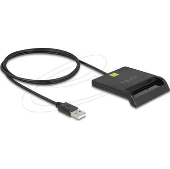Čtečka paměťových karet Delock USB 2.0 čtečka čipových karet pro čipové karty s kontaktním čipem
