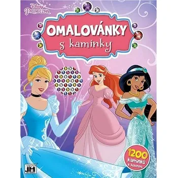 omalovánky JIRI MODELS Omalovánky s kamínky: Disney Princezny (2023)