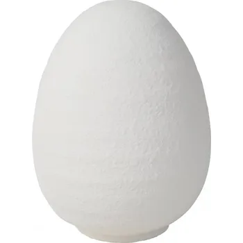 Velikonoční dekorace Keramické vajíčko Aly L – bílé, 16 cm