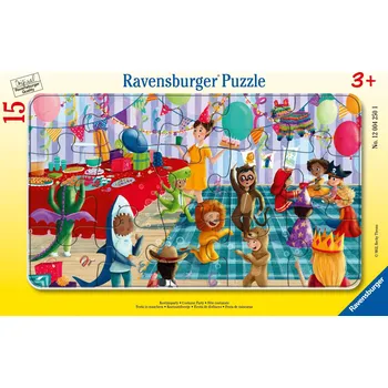 puzzle pro nejmenší RAVENSBURGER Puzzle Kostýmová párty 15 dílků