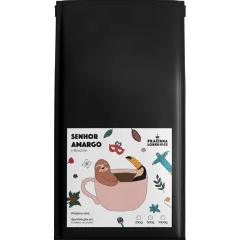 Pražírna Lobkovice SENHOR AMARGO z Brazílie zrnková káva Hmotnost: 250g