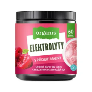 Organis Elektrolyty malina 314g