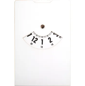 Hodiny CreaPark parkovací hodiny - Barva Bílá