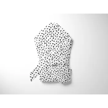 Zavinovačka Zavinovačka Mimoušek černé čáry Varianta zavinovačky: 80x80 cm - bavlněný satén