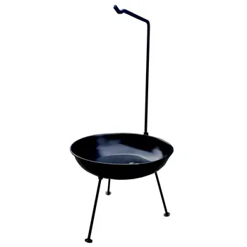 Ohniště ocelové 41 cm vysoké se stojanem