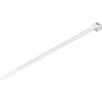 kabelová chránička AlzaTools Stahovací páska 4,8x200mm (100ks) bílá