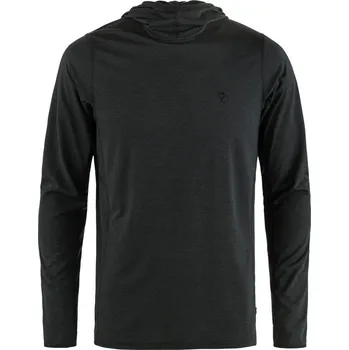 Dámská mikina svetr dámský sportovní FJÄLLRÄVEN Abisko Sun-hoodie M Black - S