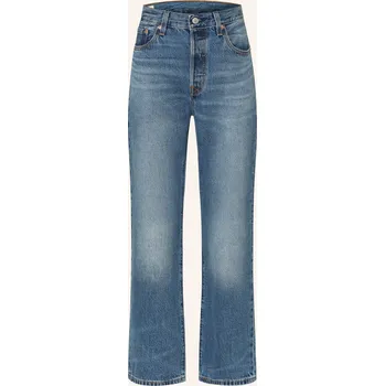 Dámské džíny Levi's® Dámské Rovné Džíny 501 90s, 14 med indigo - worn in, 40
