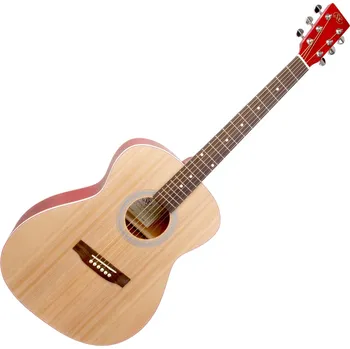 Akustická kytara SX SO204 Natural-Transparent Red Akustická kytara (Jako nové)