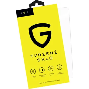 Mobilní telefon Tvrzené sklo bezrámečkové SiGiSi pro Xiaomi Redmi Note 9 Pro, čiré