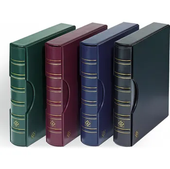 Obal pro sběratelský předmět Leuchtturm Album GRANDE CLASSIC, s kazetou, zelená