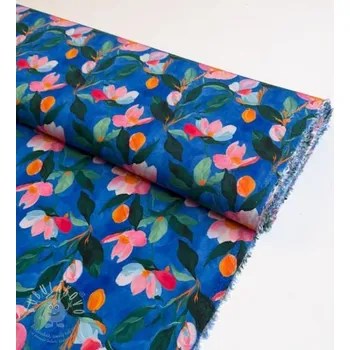 Viskóza STRETCH Flowers Dorothia digital print