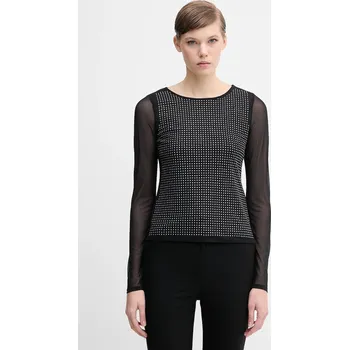 Pánská móda Tričko s dlouhým rukávem Dkny DJ5T1581 černá 99X, vel. M