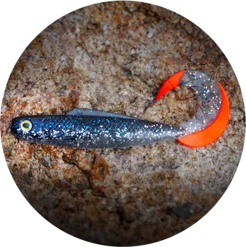 Umělá nástraha RedBass Gumová Nástraha Twister Kixter Super Natur RT UV - S 70 mm 2,2 g