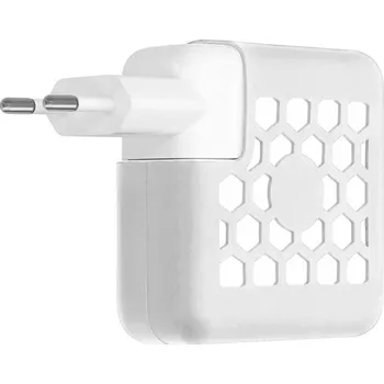 Silikonový děrovaný ochranný obal na adaptér 85W / 87W - bílý