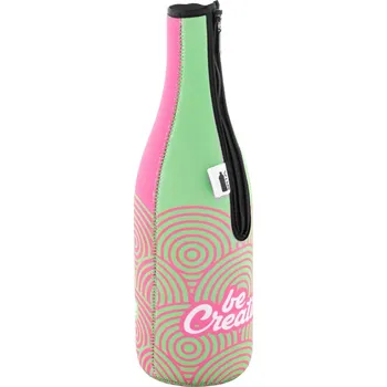 VinoPrint chladící obal na láhev vína z RPET - Barva Černá