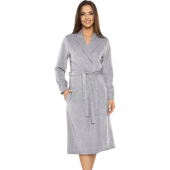 Dámský župan Dámský župan Vivisence 5022 Barva: Šedá, Velikost: 2XL