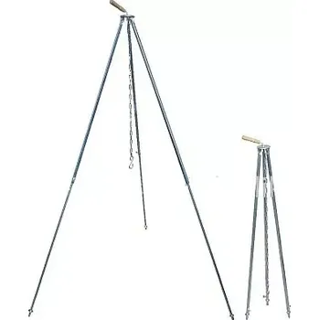 Outdoor vaření Trojnožka 1,8 m teleskopická zinkochrom