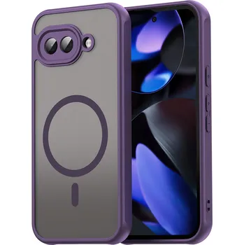 Pouzdro na mobilní telefon Techsuit - HaloFrost II MagSafe - Google Pixel 9a - fialová