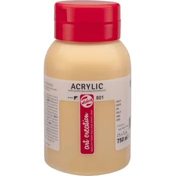 Speciální výtvarná barva Farba akrylowa 750ml Gold 801 Art Creation, Talens