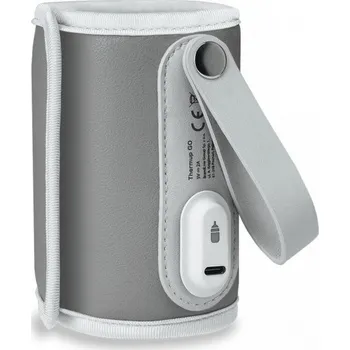 Ohřívač a sterilizátor LIONELO Ohřívačka lahví na cesty Therm up GO Grey Silver