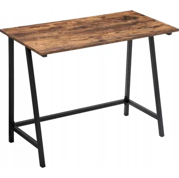 Psací stůl Obdélníkový psací stůl Vasagle 100 x 50 x 75 cm, odstíny hnědé