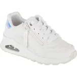 Bílé tenisky Skechers Uno Gen1 - Zip And Stride 310554L-WHT Velikost: 28