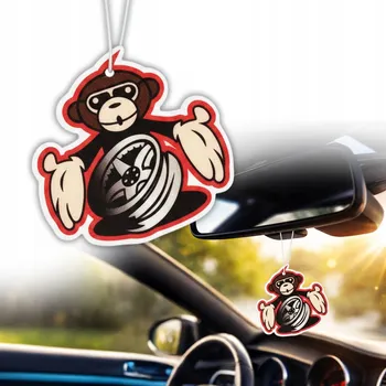 Vůně do auta Vonný přívěsek OPICE S RÁFKEM do auta, auta