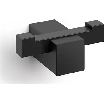 Držák na ručník ZACK Dvojitý háček na ručníky CARVO, černý