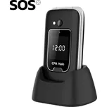 Telefon CPA Halo 25 Senior černý s nabíjecím stojánkem