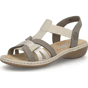 Dámské sandále Dámské sandály RIEKER 65918-64 béžová S6 38