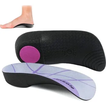 Vložky do bot 3/4 pro plantární fasciitidu, ortopedické vložky s vysokou klenbou, dámské/pánské, 1