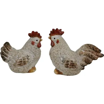 Velikonoční dekorace Harasim keramická dekorace sada 2 ks rustikální