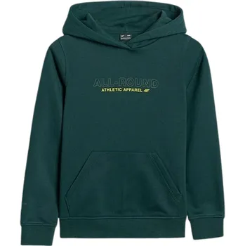 Chlapecká mikina Dětská mikina 4F Sweatshirt M1959 Dětská velikost: 152 / Barva: zelená