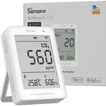 Centrální jednotka pro chytrou domácnost Sonoff SAWF-08P bílá