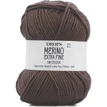 Příze Drops Merino Extra Fine 49 čokoládová