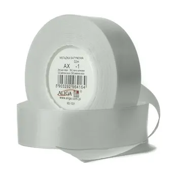 Set školních potřeb Wstążka satynowa 38mm/32m biała AX 38-01, Aliga