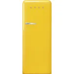 Smeg FAB28RYW6 retro žlutá lednička