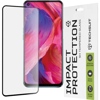 Techsuit - 111D Full Cover / Full Glue Glass - Oppo A74 5G - černý