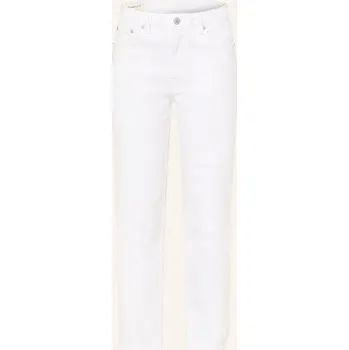 Dámské džíny Gant Dámské Straight Džíny Cropped Straight, 113 eggshell, 42