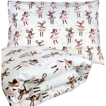 Povlečení Sada povlečení Plumeri 100 x 135 cm bílá