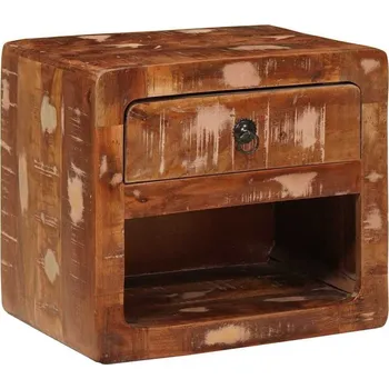 Noční stolek vidaXL Nástěnná skříňka vedle postele Vícebarevný 40 x 30 x 36 cm [4104582]