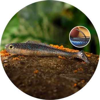 Umělá nástraha RedBass Gumová Nástraha Ripper Kicker Super Natur - XS 42 mm