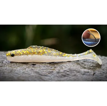 Umělá nástraha RedBass Gumová Nástraha Ripper Kicker Gold/Silver GT - S 70 mm 2,2 g