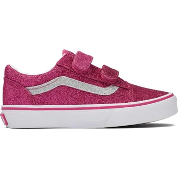 Chlapecké tenisky tenisky dětské VANS Old Skool V GLITTER Kids Raspberry Rose - 32