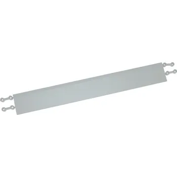 Venkovní dlažba FATRA Plastová lišta rovná, světle šedá 380x50 mm