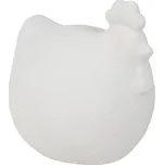 Keramická bílá slepice Gena L, 20,5 cm