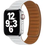 Techsuit - Řemínek na hodinky (W035) - Apple Watch 1/2/3/4/5/6/7/8/9/10/11/SE/SE 2/SE 3/Ultra/Ultra 2/Ultra 3 (42/44/45/46/49 mm) - bílý